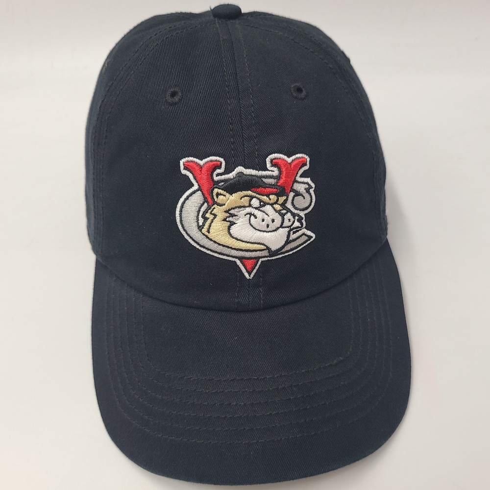 Tri-City ValleyCats Hat Fitted M 47 Brand Franchise Black MiLB Frontier League